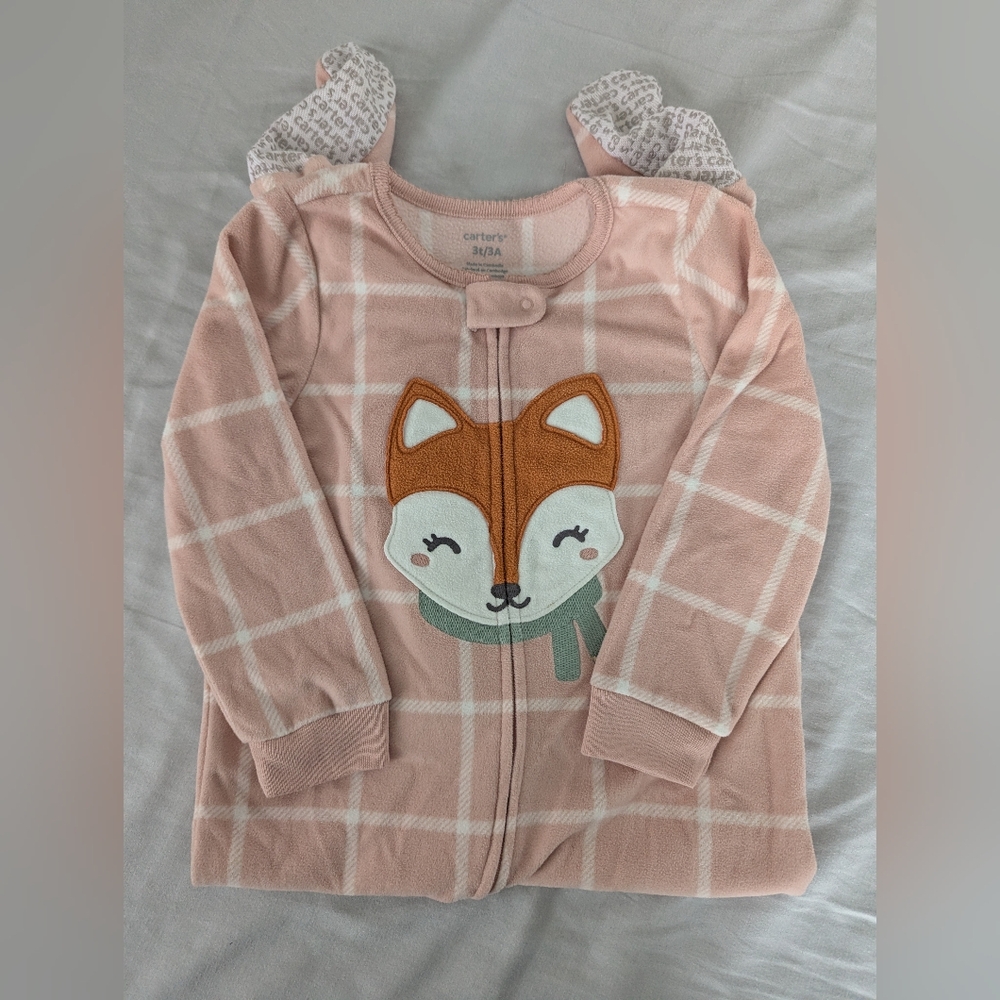 Carter's Pink Zip-Up Onesie